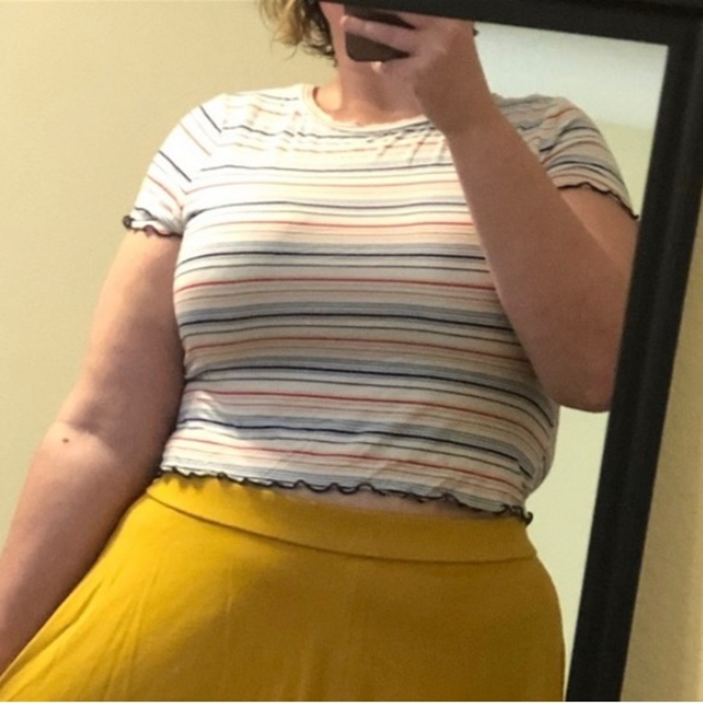Publik 2x 90s style striped top